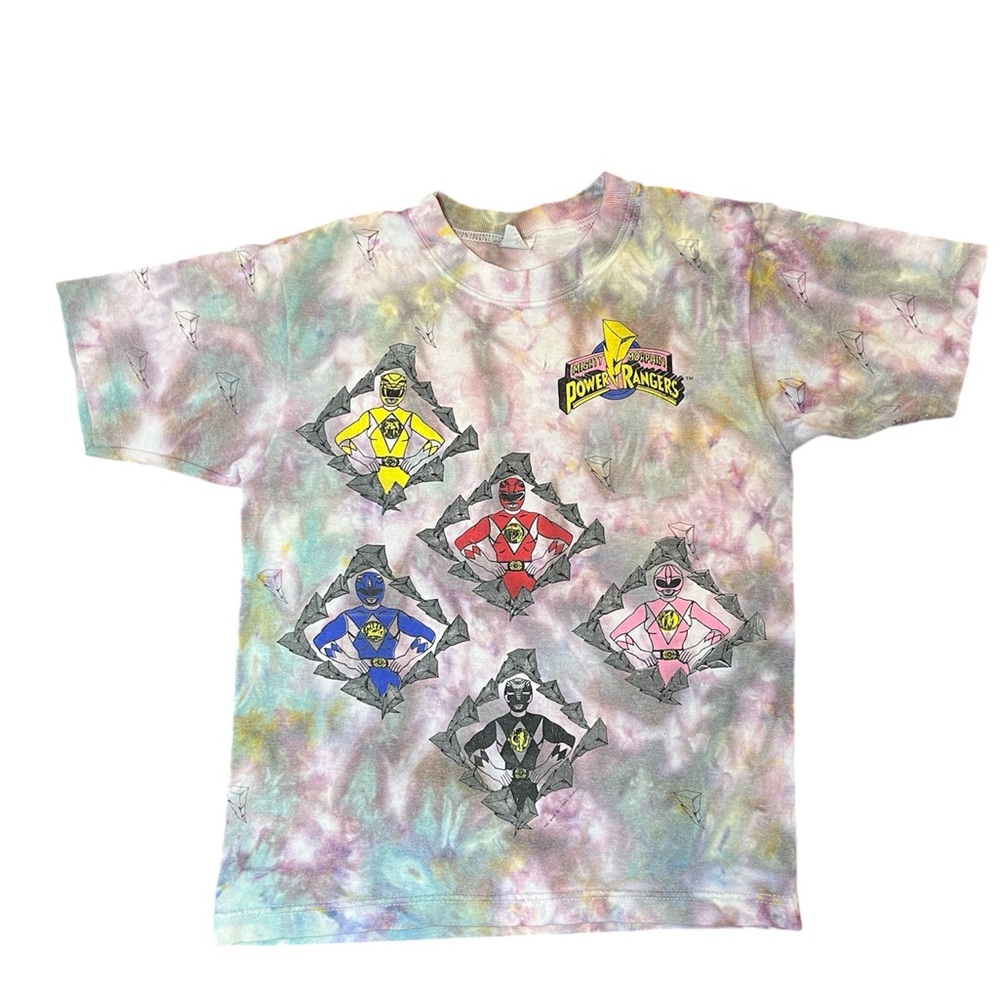 Power Ranger Red and Pink Short Sleeve Tee